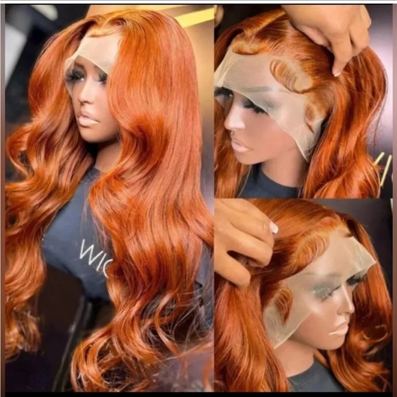 26 inch HD lace ginger body wave frontal wig
